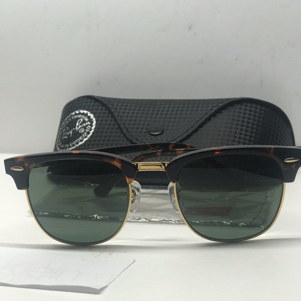 COPY - New rayban Club Master Tortoise/Gold RB3016 W036